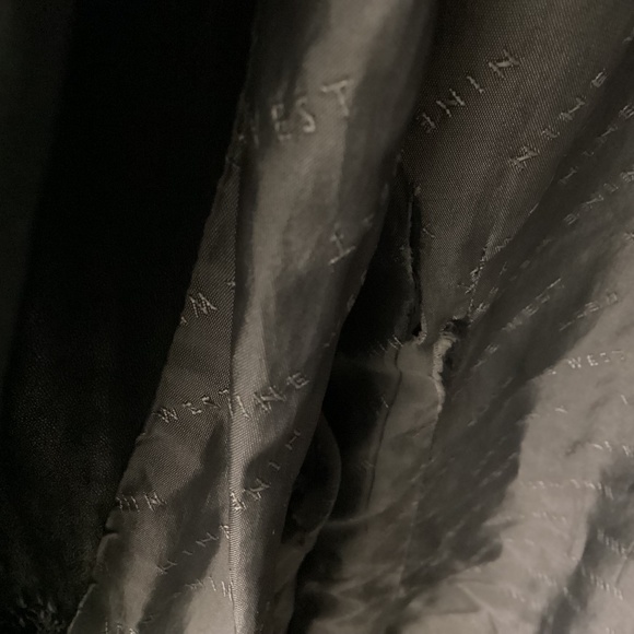 Leather Nine West jacket vintage size large - Picture 3 of 5